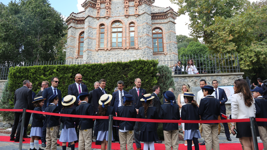 Royal visit by Prince Edward, Duke of Edinburgh to TBS